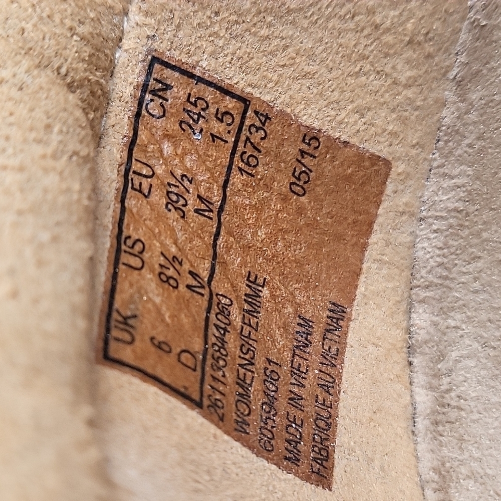 Clarks Artisan Daelyn Hill Suede Leather  Tan & Black Platform Low Wedge… - Picture 14 of 16
